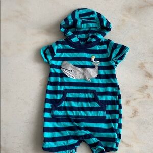 Hooded Baby romper